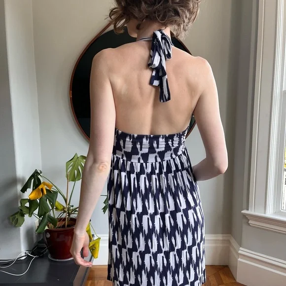 Tart Collections | Dresses | Tart Halter Sundress Blue And White Ikat Effect Print | Poshmark Tart Collections | Dresses | Tart Halter Sundress Blue And White Ikat Effect Print | Poshmark